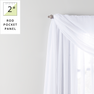 White Crushed Voile