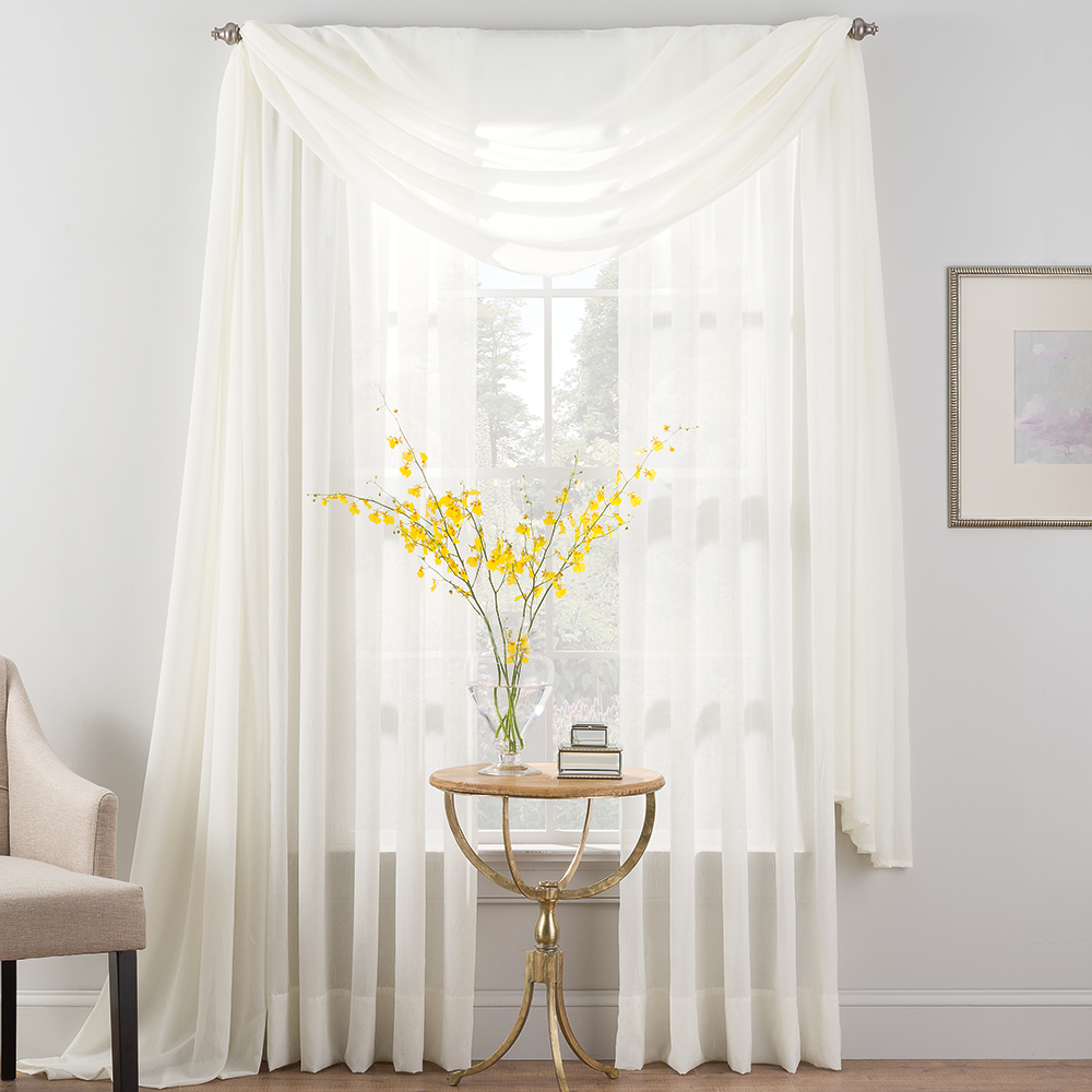 SmartSheer Crushed Voile Insulating Window Sheer 2